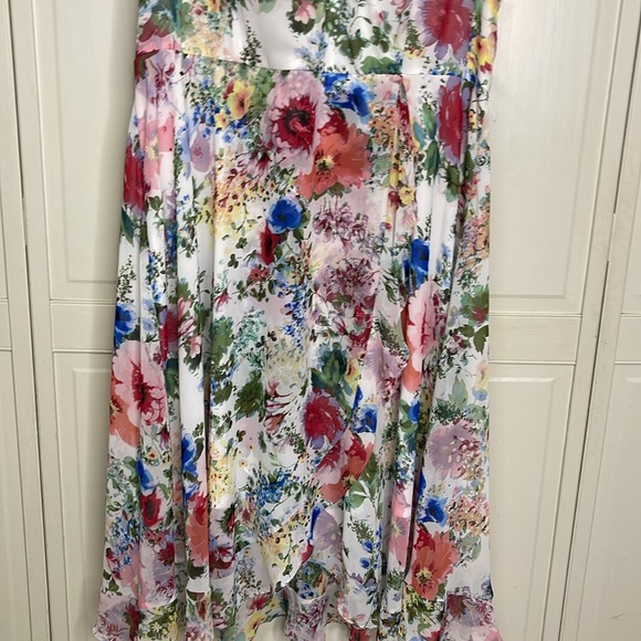 Danny and Nicole Women’s Faux Wrap Floral Sheath Garden Dress Plus Size 24W - Picture 3 of 14